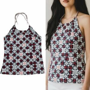 Y2K Harajuku Lovers Nautical Halter Top